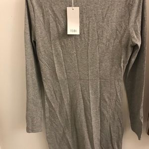 Grey cotton T-shirt dress never worn